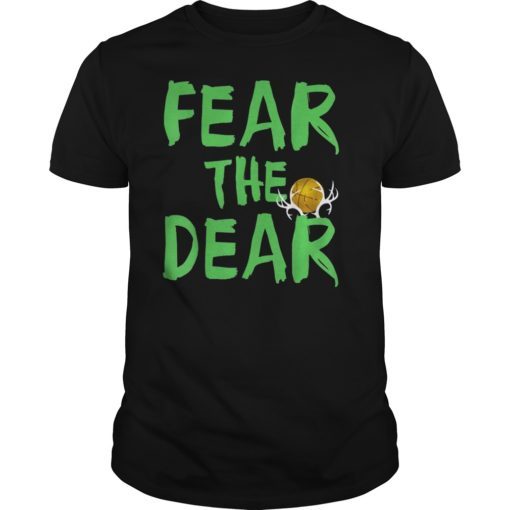 Fear Deer For Milwaukee Basketball Bucks Fans T-Shirt