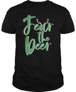 Fear TheDeer T-Shirt Gift For Milwaukee Basketball Bucks Fans
