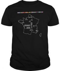 Football Cup of Womens World France 2019 24 Teams T-Shirt