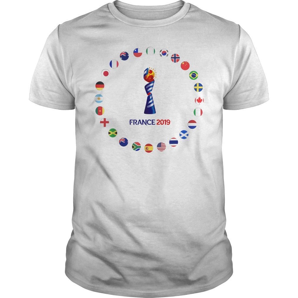 Football Cup of Womens in World Soccer 24 Teams TShirt