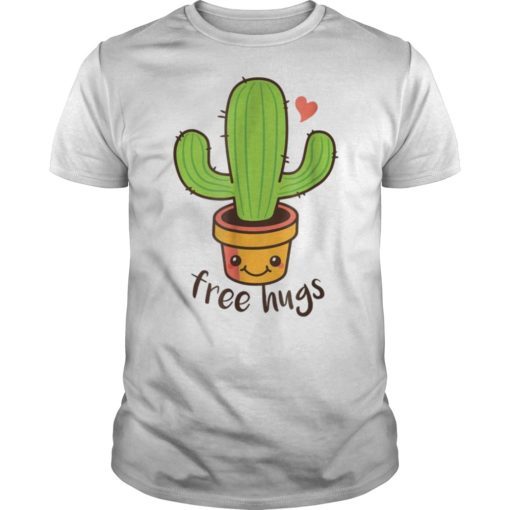 Free Hugs Cactus Shirt For Women
