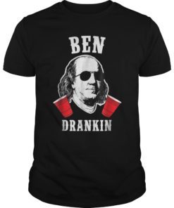 Funny Ben Drankin 4th of July Aviator American Shirt