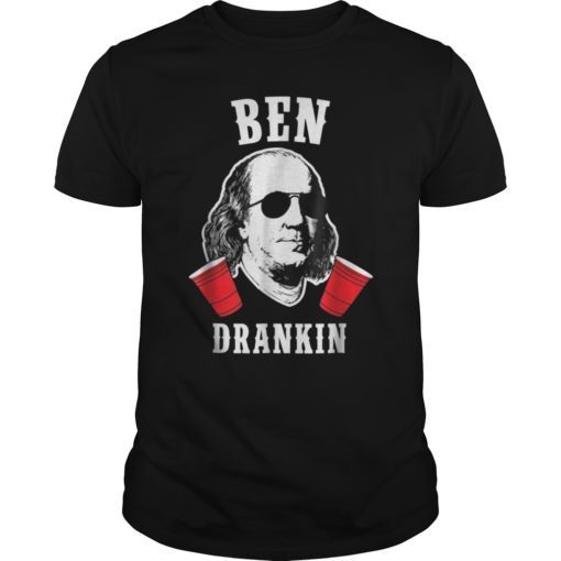 Funny Ben Drankin 4th of July Aviator American Shirt