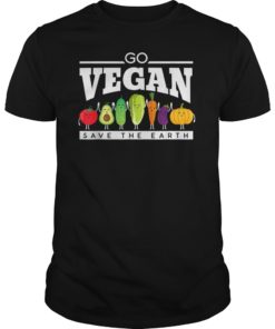 Funny Go Vegan Save the Earth Diet Shirt