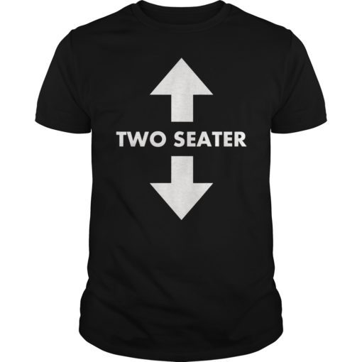 Funny Two Seater Arrow Dad Joke Meme T-Shirt