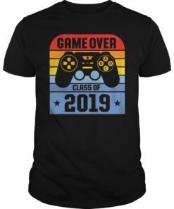 Game Over Class Of 2019 Vintage Shirt