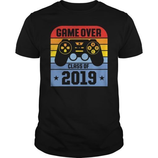 Game Over Class Of 2019 Vintage Shirt