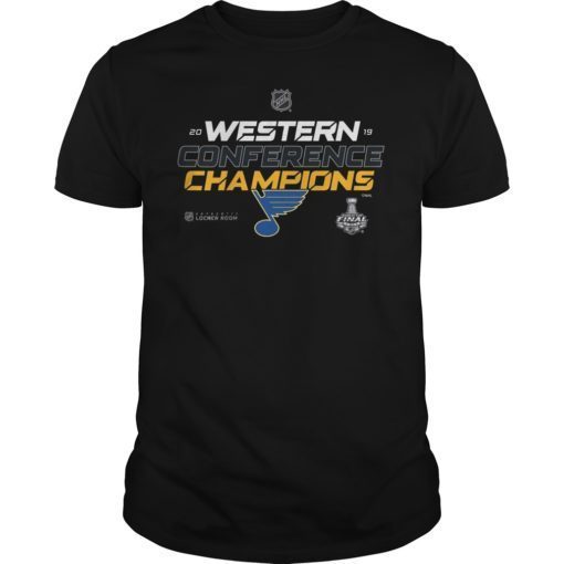 Gloria Blues Fans Western Conference Champions Tee Shirt