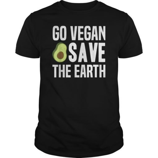 Go Vegan & Save The Earth Day T-shirt
