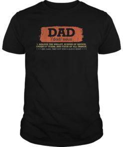 Good Fathers Day Gift Tee Funny Dad Definition T-shirt