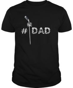 Hockey #1 Dad Funny Gift Daddy Father's Day Grandpa T-Shirt