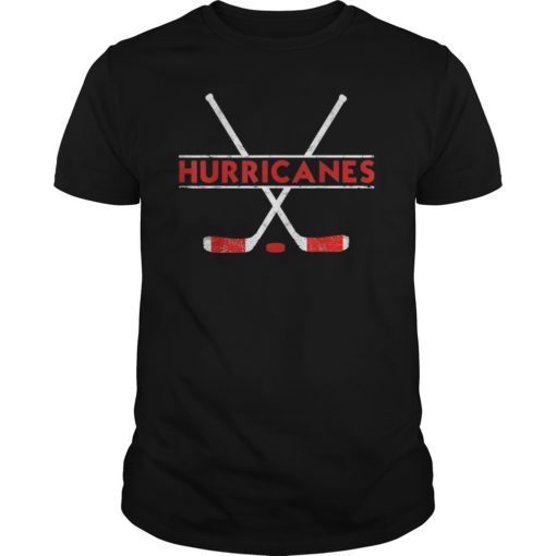 Hurricane Hockey Carolina Premium T-Shirt Canes Sticks