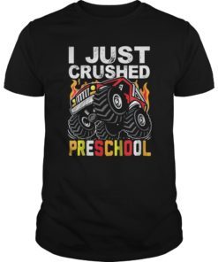 Kids I Just Crushed Preschool Graduation Monster Pre-K Gift Shirts