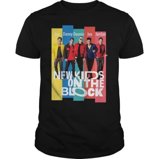 Kids New On The Block T-Shirt Colorful Vintage Gift Unisex