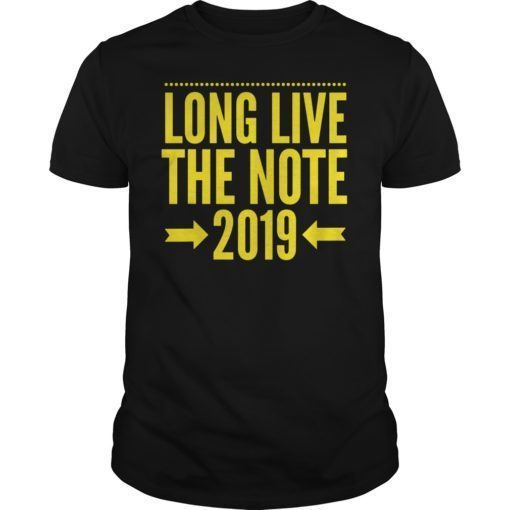 Long Live The Note Playoffs 2019 Bleed Blue STL Hockey T-Shirt