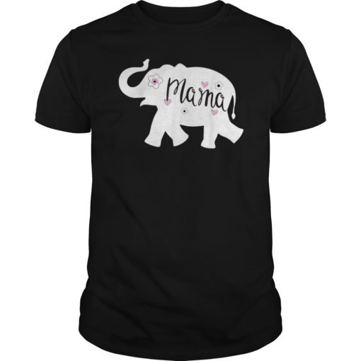 Mama Africa Elephant T-Shirt Mothers Day Gift For Mom