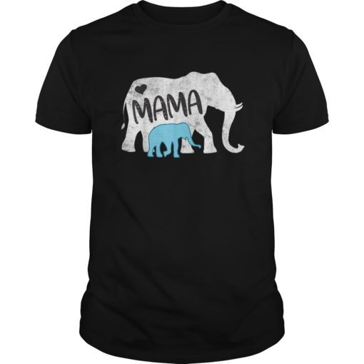 Mama Africa Elephant T-Shirt Mothers Day Gift For Mom Kids