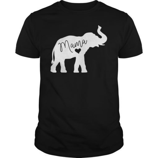 Mama Africa Elephant Tee Shirt Cute Mothers Day Gift For Mom