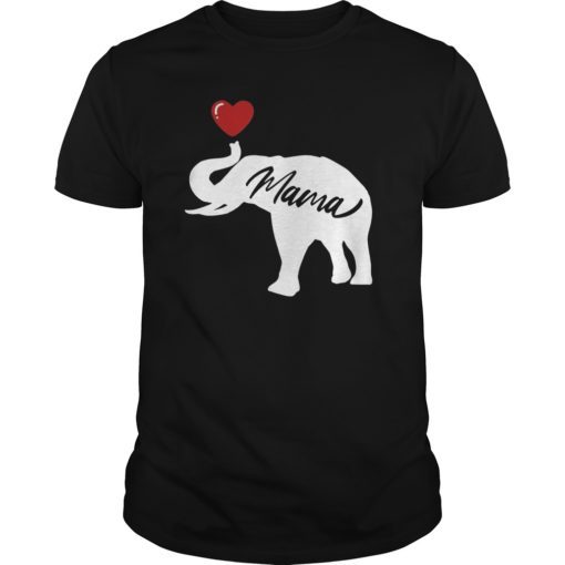 Mama Africa Elephant Tee Shirts Cute Mothers Day Gift For Mom