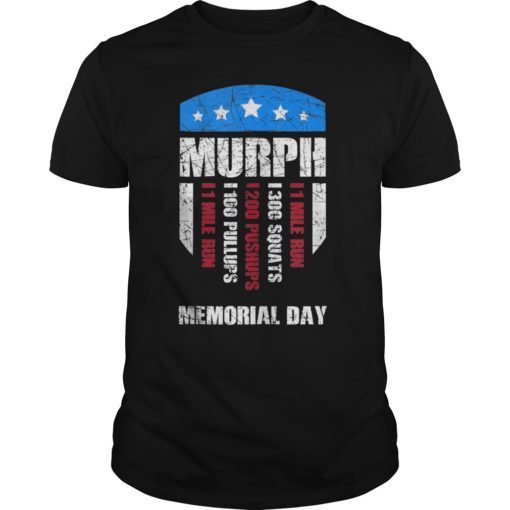 Memorial Day Murph Wod Workout Cross Fitness Fun T-shirt