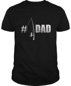 Mens #1 Dad Fishing Fisherman Father's Day Gift T Shirt