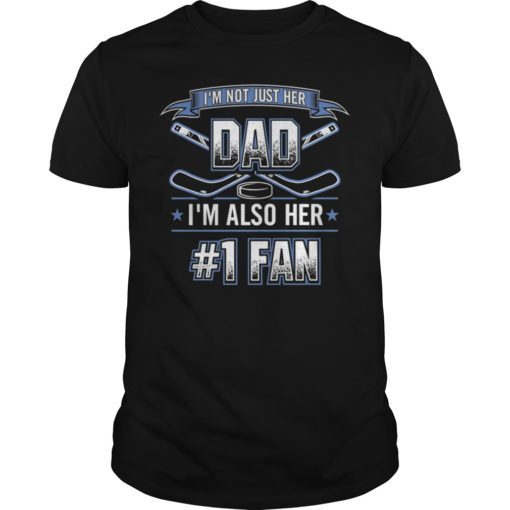 Mens #1 Dad Hockey T-Shirt