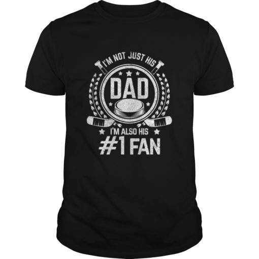Mens #1 Dad Hockey Tee Shirt