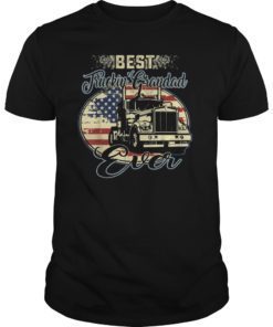 Mens Best Truckin' Grandad Ever Tshirt Trucker mens Fathers Day