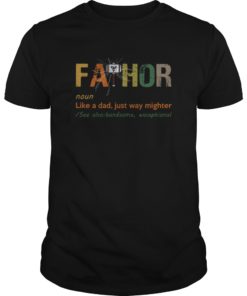 Mens Fa-thor Like A Dad Just Way Mightier Father's Day Gift T-Shirt