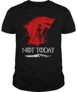 Mens Game of Throne Arya Not Today Shirt