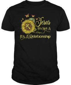 Mens Jesus It’s Not Religion It’s A Relationship T-Shirt