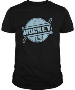 Mens Number 1 Hockey Dad Shirt
