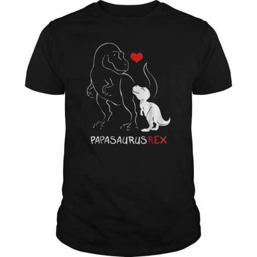 Mens Papasaurus Rex T shirt T rex Papa Saurus Dinosaur Women Gift