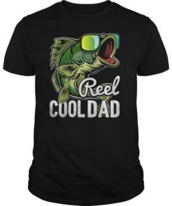 Mens Reel Cool Dad Fishing Sunglasses Funny Father's Day Gift T-Shirt