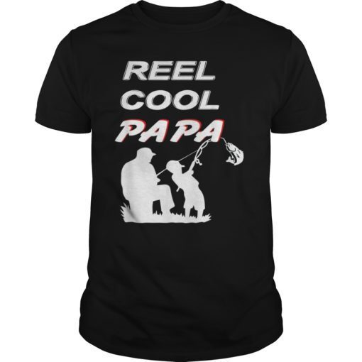 Mens Reel Cool Dad T-Shirt Fishing Daddy Father's Day Gifts