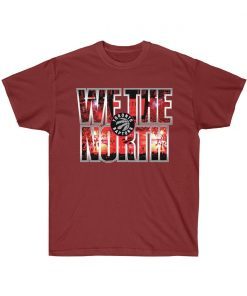 Mens WE THE NORTH Canada Tee Shirt Raptors Tribute Tee Shirt