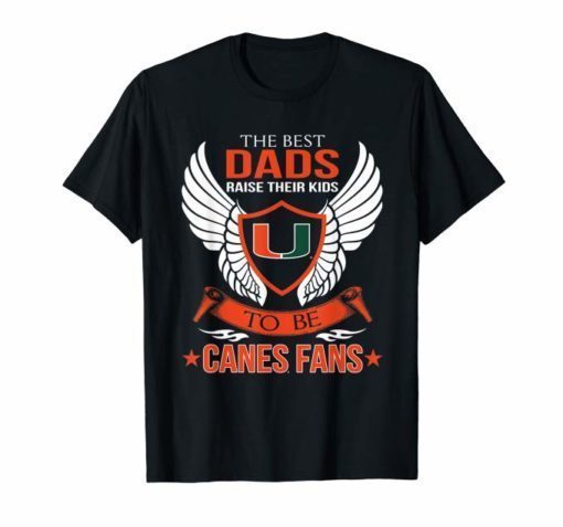 Miami Hurricanes Best Dad Ever T-Shirt - Apparel