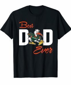 Miami Hurricanes Best Dad T-Shirt - Apparel