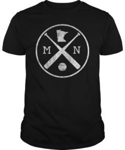Minnesota Crossed Bats MPLS STP Baseball Graphic T-Shirt