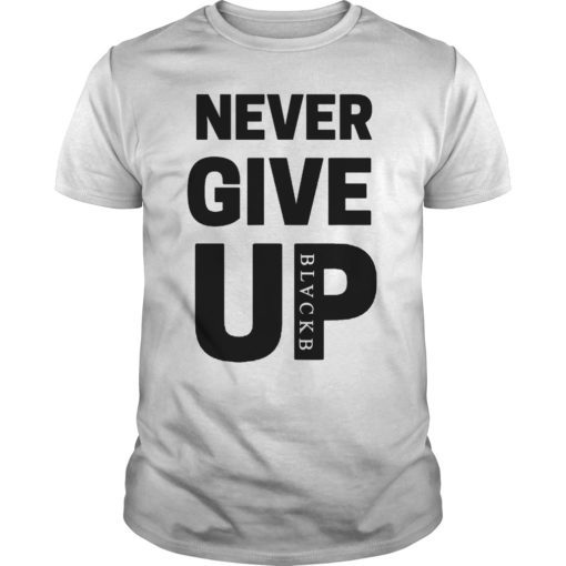 Mohamed Salah Never Give Up BlackB Tee Shirt