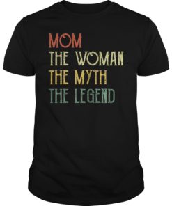 Mom The Woman The Myth The Legend Vintage T-Shirt