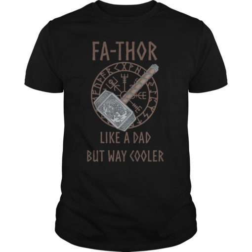 New Fa Thor Men Tee Shirt Fathor Father's Day Gift