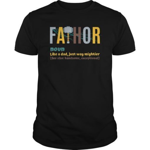 New Fathor Tshirts for Men Father's Day Gift Viking Fathor Hero T-Shirt