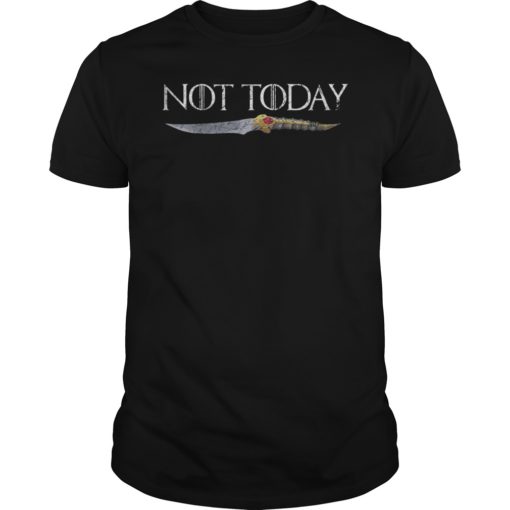 Not Today Death Dagger Gift for Men and Women Shirt