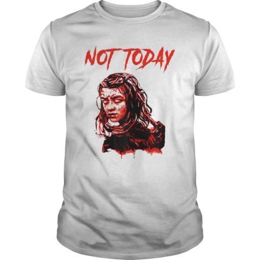 Not Today Death Valyrian Dagger Tee Shirt