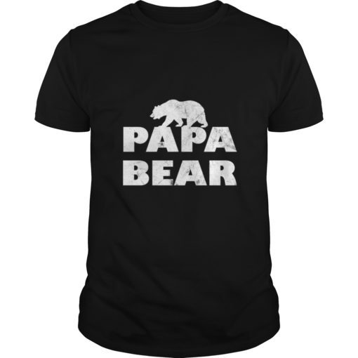 Papa Bear Best Dad Tee Shirt
