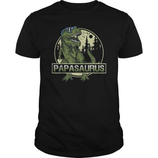 Papasaurus T-shirt Fathers Day Gifts Gifts for daddy
