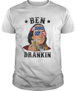 Patriotic Ben Drankin Funny Drinking Shirts