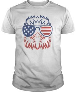 Patriotic Eagle T-Shirt 4th of July USA American Flag Tshirt