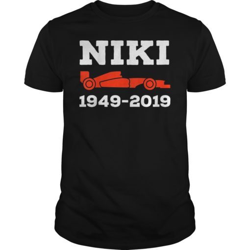 RIP Goodbye Niki Racer Legend Car Red Cap Tee Shirt